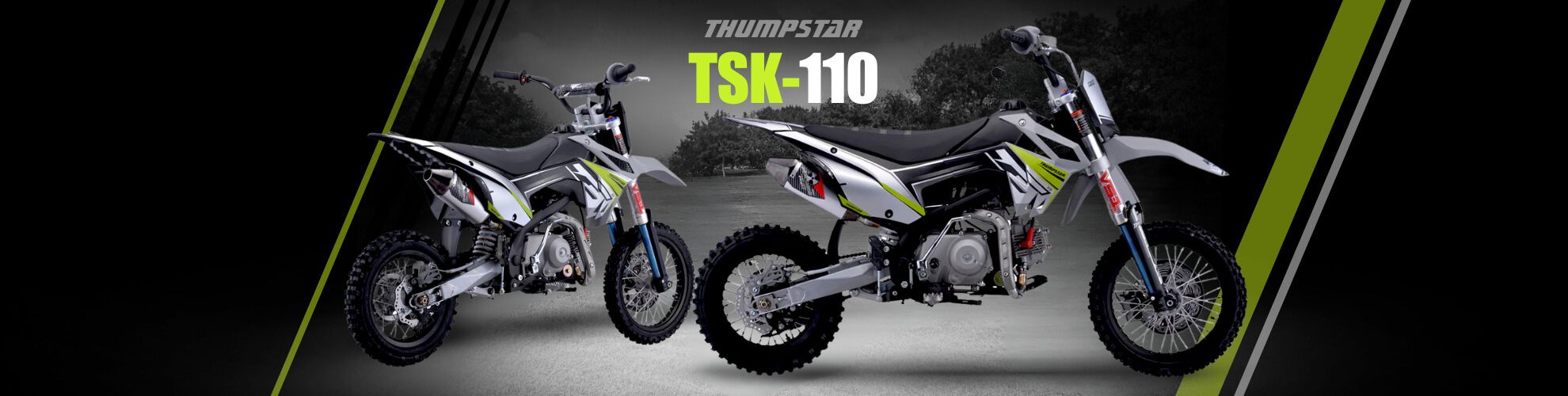 Thumpstar - TSK 110 E GR Dirt Bike Banner for Desktop