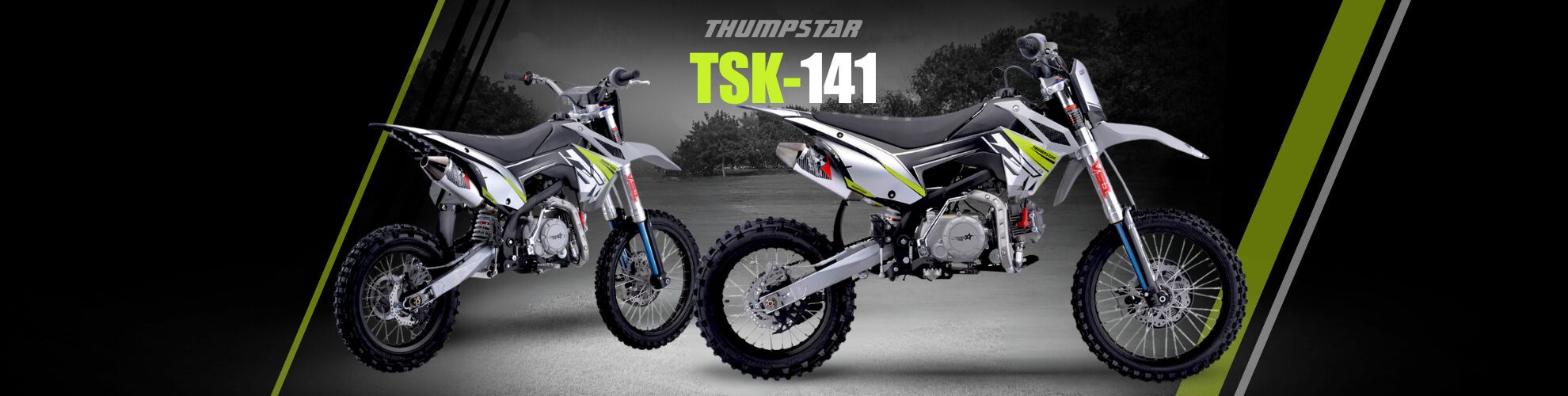 Thumpstar - TSK 141E GR Dirt Bike Banner for Desktop